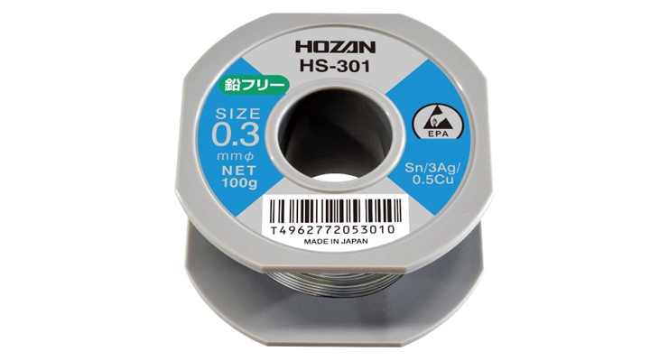[HOZAN] PbFREE납 HS-301(0.3mm) 무연납